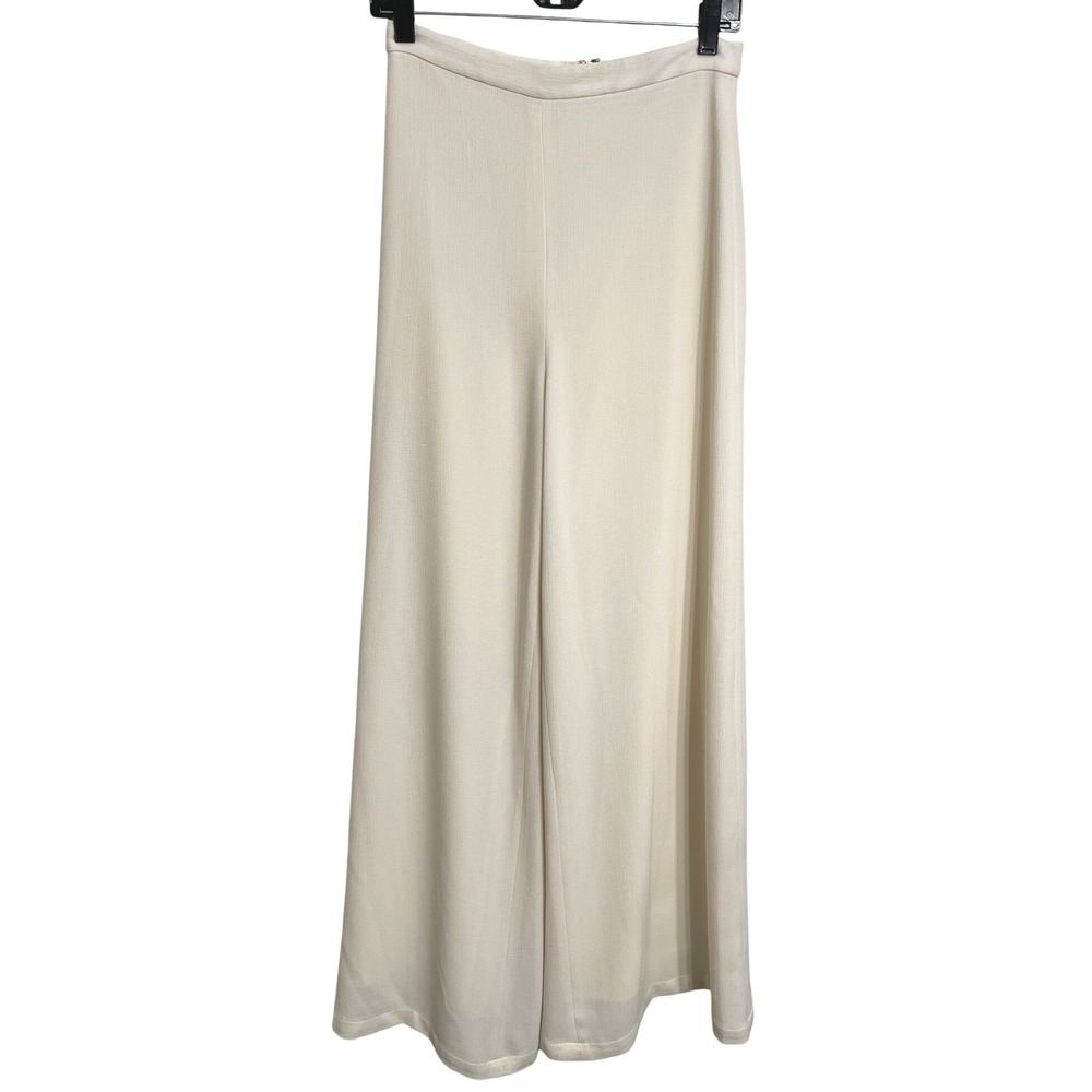 Zimmermann Espionage Wide Leg Trouser Palazzo Pants‎ Ivory Old Money 1 (US 6)